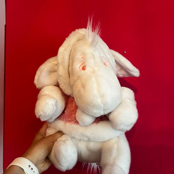 DISNEY STORE EXCLUSIVE White Pink Snowball Eeyore - Picture 1 of 9